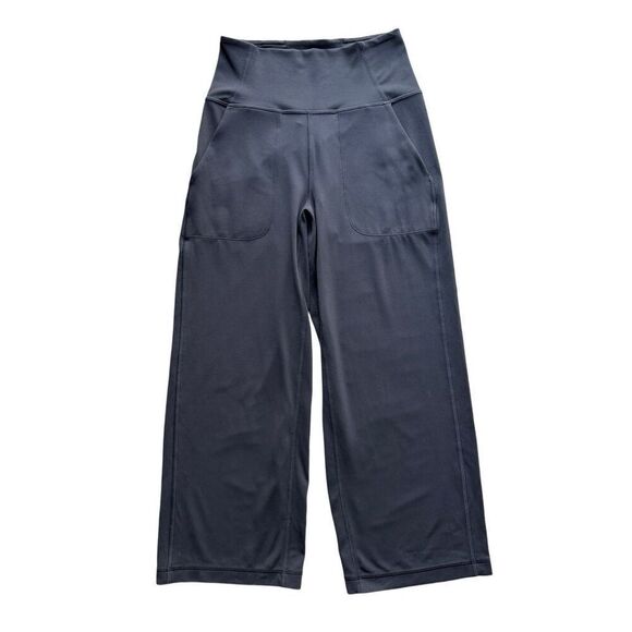 Lululemon Black Align Wide Leg Crop 23" size 4 - Picture 6 of 13